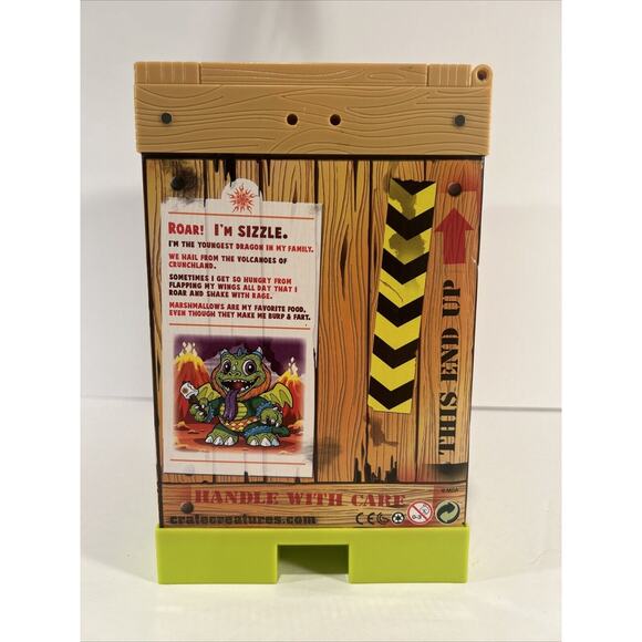 MGA Crate Creatures Surprise Sizzle Interactive Monster with Crate Lights Sounds - Picture 3 of 6
